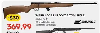 Pronature MARK II G .22 LR BOLT ACTION RIFLE offer