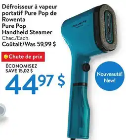 Walmart Pure Pop Handheld Steamer offer