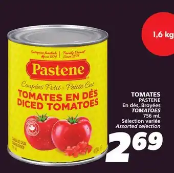 IGA PASTENE TOMATOES offer