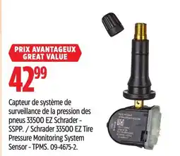 Canadian Tire Schrader 33500 EZ Tire Pressure Monitoring System Sensor - TPMS offer
