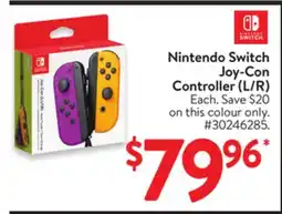 Walmart Nintendo Switch Joy-Con Controller (L/R) offer