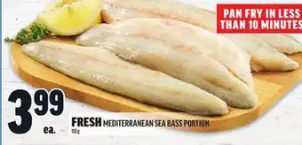 Metro FRESH MEDITERRANEAN SEA BASS PORTION offer