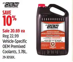 Canadian Tire Vehicle-Specific OEM Premixed Coolants, 3.78L offer