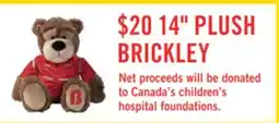 The Brick 14 PLUSH BRICKLEY offer