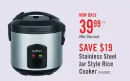 The Brick Salton SS Jar Style Rice Cooker - RC2027 offer