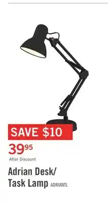 The Brick Adrian 24 Black Desk/Task Lamp offer
