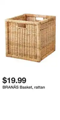IKEA BRANÄS Basket, rattan offer