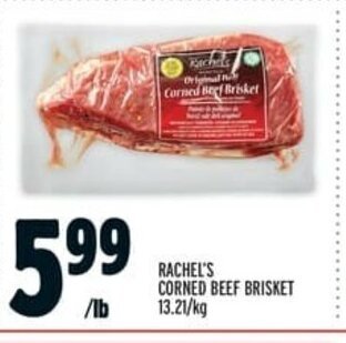 Metro Rachel's Corned Beef Brisket offer