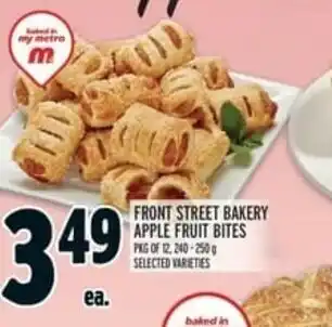 Metro Front Street Bakery Appe Fruit Bites offer