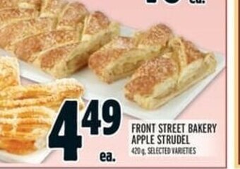 Metro Front Street Bakery Apple Strudel offer