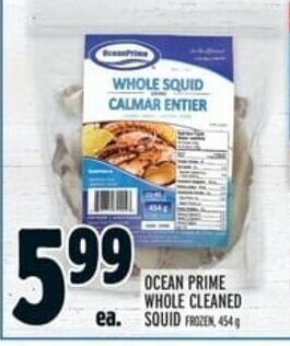 Metro Ocean Prime Whole Cleaned Squid offer
