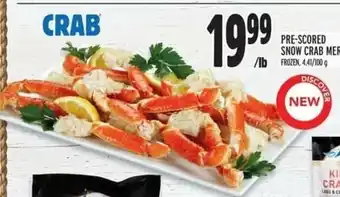 Metro Pre-Scored Snow Crab Merus offer