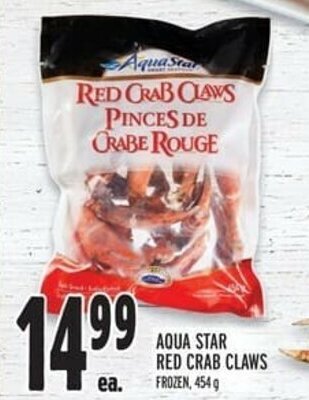 Metro Aqua Star Red Crab Claws offer
