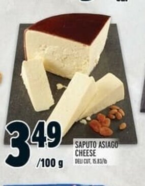 Saputo Asiago Cheese