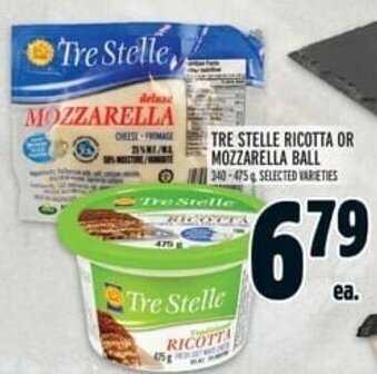 Metro Tre Stelle Ricotta or Mozzarella Ball offer