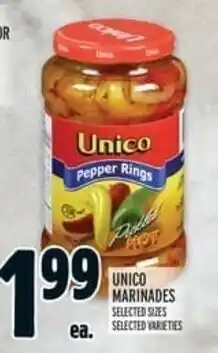 Metro Unico Marinades offer