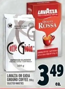 Metro Lavazza or Gioia Ground Coffee offer