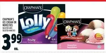 Metro Champman's Ice Cream or Novelties offer
