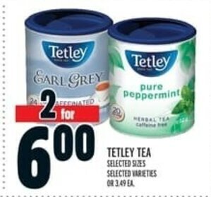 Metro Tetley Tea offer