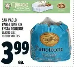 Metro San Pablo Panettone or Festa Torrone offer