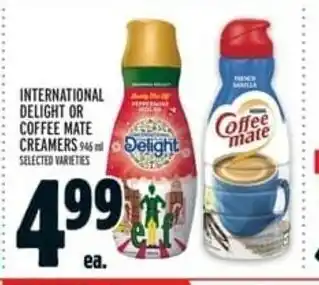 Metro International Delight or Coffee Mate offer