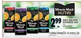 Metro Minute Maid Nutri Refrigerated Juice offer