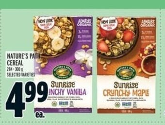 Metro Nature's Path Cereal offer