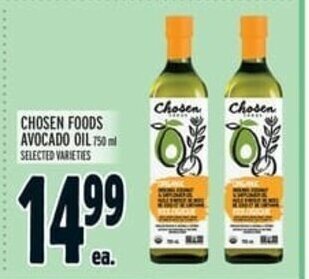 Metro Chosen Foods Avocado Oil offer