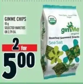 Metro Gimme Chips offer