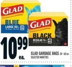 Metro Glad Garbage Bags offer