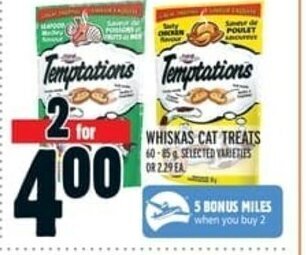 Metro Whiskas Cat Treats offer