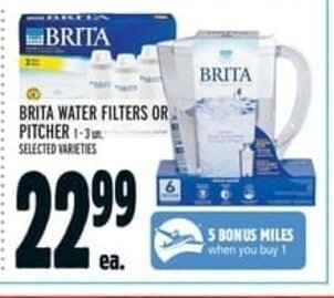 Metro Brita Water Filters or Pitcher offer