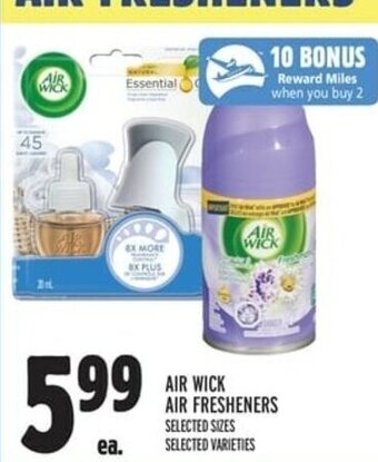 Metro Air Wick Air Fresheners offer