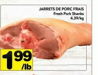 Supermarché PA Jarrets de Porc Frais offer