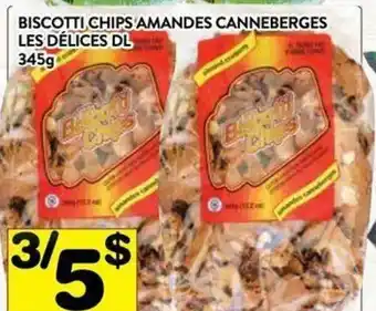 Supermarché PA Biscotti Chips Amandes Canneberges offer