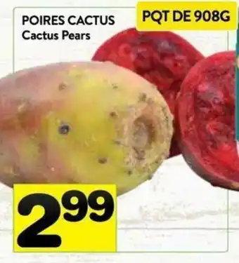 Supermarché PA Poires Cactus offer