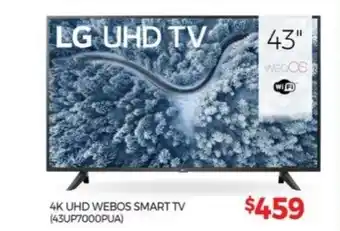 Tepperman's 4K UHD Webos Smart TV offer