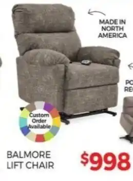 Tepperman's Balmore Lift Chair offer
