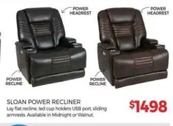 Tepperman's Sloan Power Recliner offer