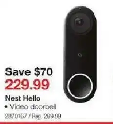 Staples Nest Hello offer