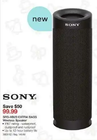 Staples SRS-XB23 EXTRA BASS offer