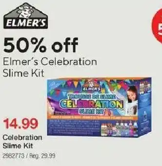 Staples Celebration Slime Kit offer