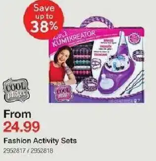 Staples Fashion Activity Sets offer