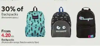 Staples Backpacks offer