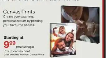Staples Canvas Prints offer