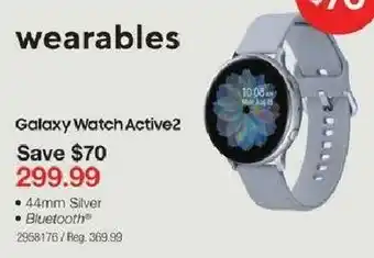Staples Galaxy Watch Active 2 offer