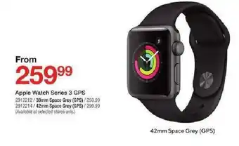 Staples Apple Watch Series 3 GPS offer