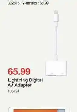 Staples Lightning Digital AV Adapter offer