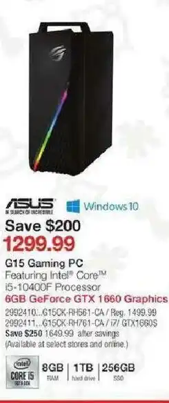 Staples G15 Gaming PC offer