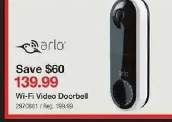 Staples Wi-Fi Video Doorbell offer
